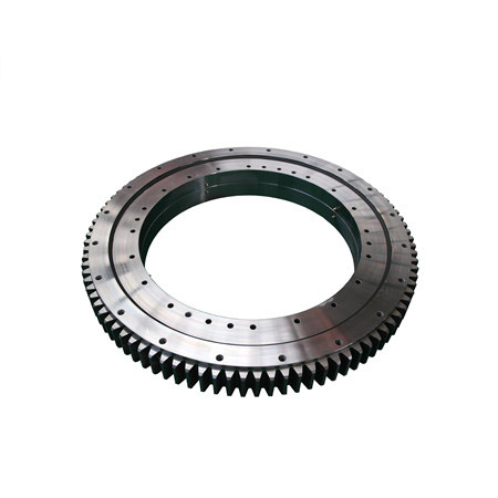 Three rows of column slewing ring