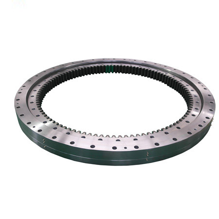 Three rows of column slewing ring